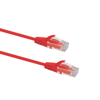 Slim Cat6 UTP Patch Cable 5m Red