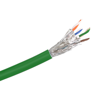 Cat6a S/FTP Solid LSZH Cable 305m Reel Green