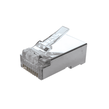 8P8C Full-Shield Round Solid - P2159