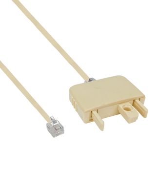 606M modular plug adaptor and 6 position modular line
cord fitted with RJ11 p