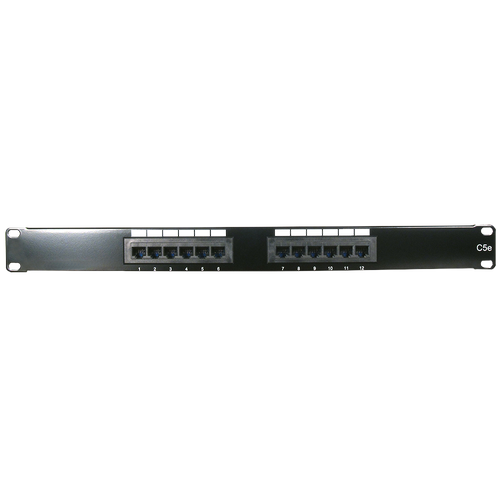 Cat-5E 12 port Panel