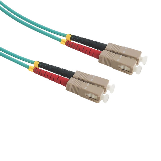 Fibre Patch Lead Om3 Sc-Sc 5m Aqua Duplex Multimode