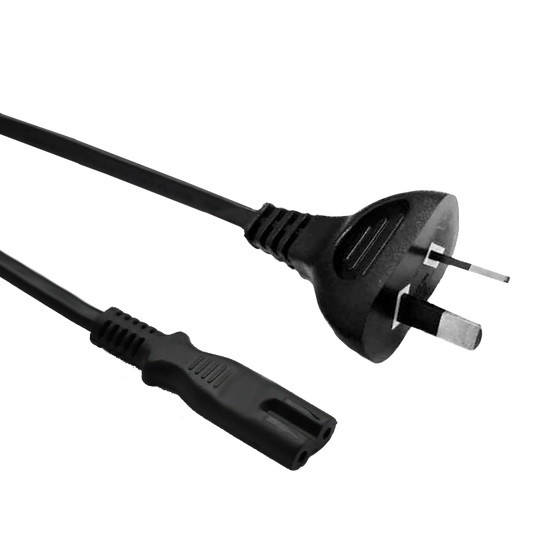 IEC-C7 To Mains Power Cord 3m Black 2-Pin Plug