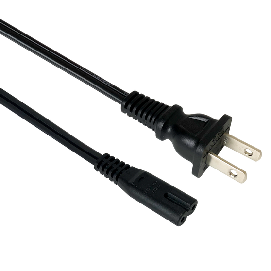 IEC-C7 To USA Power Cord 2m Black