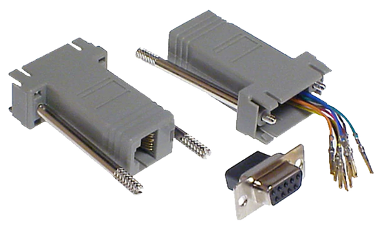 DB9 Male to RJ45 8P8C Adaptor