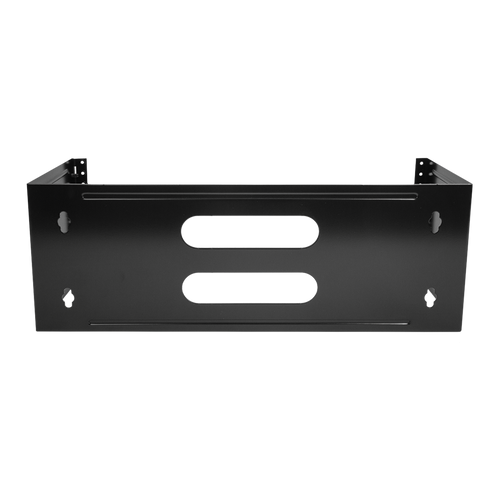 A direct front-on view of the 4RU hinged wall mount bracket.