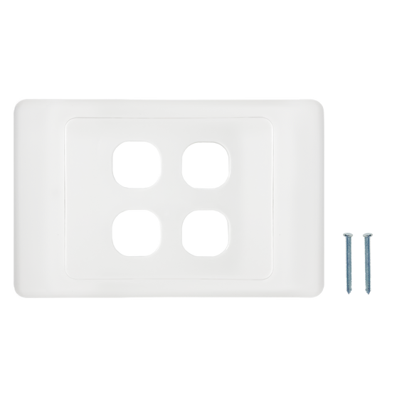 4-Port Australian Flush Plate