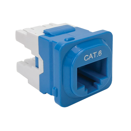 Cat6 IDC Data Jack Blue 50-Bucket