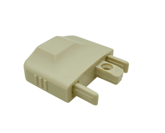 A side view of the slimline telephone plug adaptor.