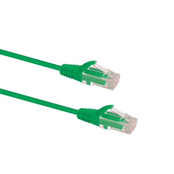 Slim Cat6 UTP Patch Cable 1.5m Green