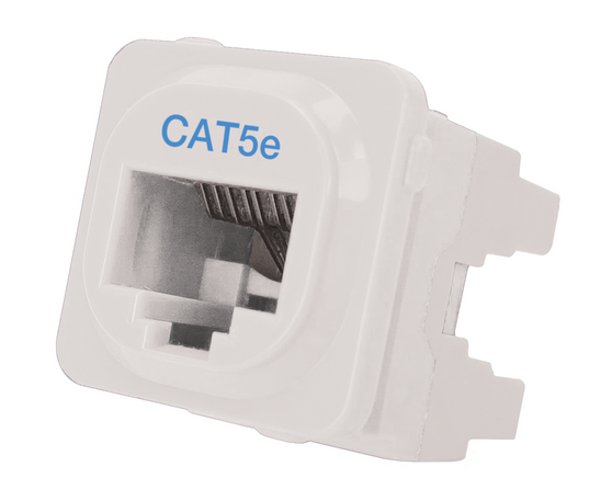 Cat5e IDC Data Jack White (Jar 50)