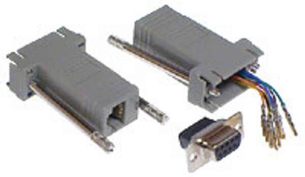 DB25 Male to RJ45 8P8C Adaptor, showing the DB25 male connector and RJ45 socket.
