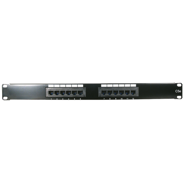 Cat-5E 12 port Panel