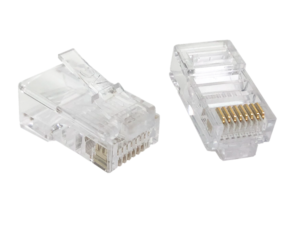 8P8C Plug Keyed Flat/Stranded - P2166