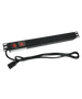 Front-facing view of the 8-way 10A PDU, showing the arrangement of the outlets.