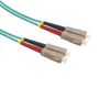 Fibre Patch Lead Om3 Sc-Sc 15m Aqua Duplex Multimode