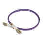 Fibre Cable LC to LC OM4 Fibre Optic Patch Cable 1m Purple