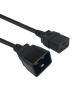 IEC-C19 To C20 Power Cord 750mm Black 15A 1.5mm