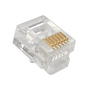 Modular Plug RJ12 6P6C Flat Stranded 100 Pack