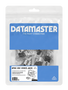 The 50-pack of black 8P4C voice jacks in their branded Datamaster bag.