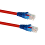 Cat6 UTP Crossover Cable 2m Red with blue boots