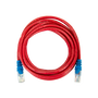 Cat6 UTP Crossover Cable 3m Red with blue boots