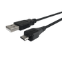 2.0m USB-A To Micro-B Black