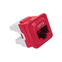 Cat6 IDC Data Jack Red 10-pack