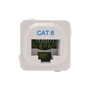 Cat6 IDC Data Jack White