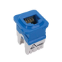 8P4C IDC Voice Jack Blue 10-pack