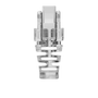 A top-down view of the transparent snagless boot.

