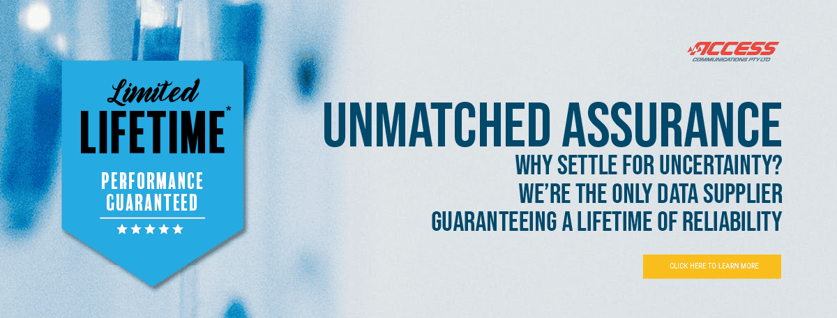 Limited Lifetime Warranty on trusted data and telecommunications supplies. Shop with confidence at Access Communications.