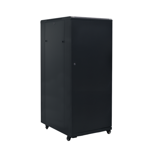 Rear of the 42RU 1000mm cabinet with lockable back door.