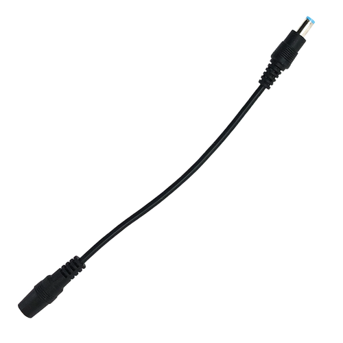 A top-down view of the compact 130mm DC crossover cable.