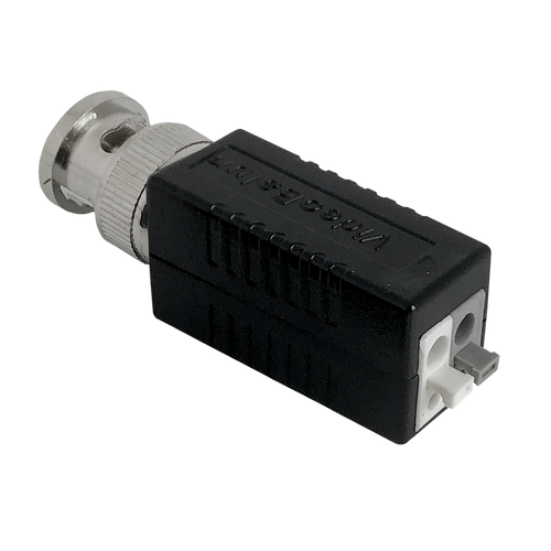 A view of the back end of the video balun.