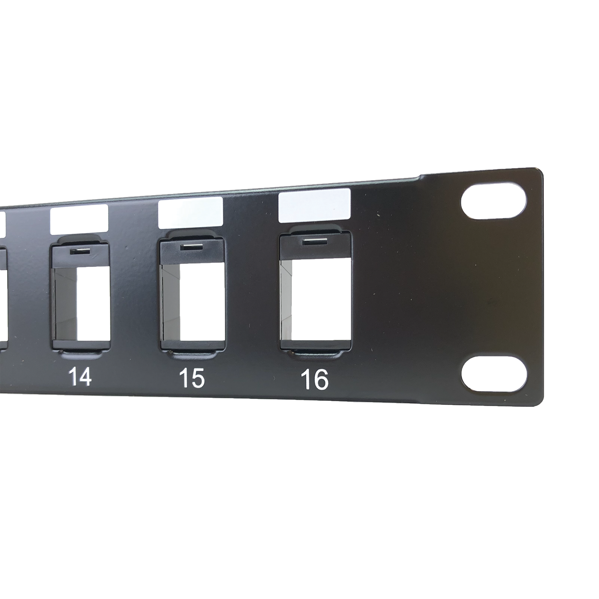 16-Port 1RU Unloaded Keystone Patch Panel