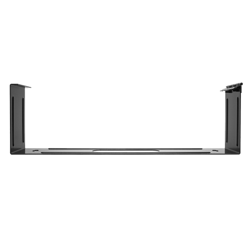 An upright view of the 2RU bracket, showing its height.