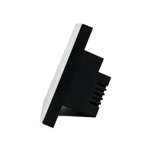 An angled side view of the power point, showing its depth.
