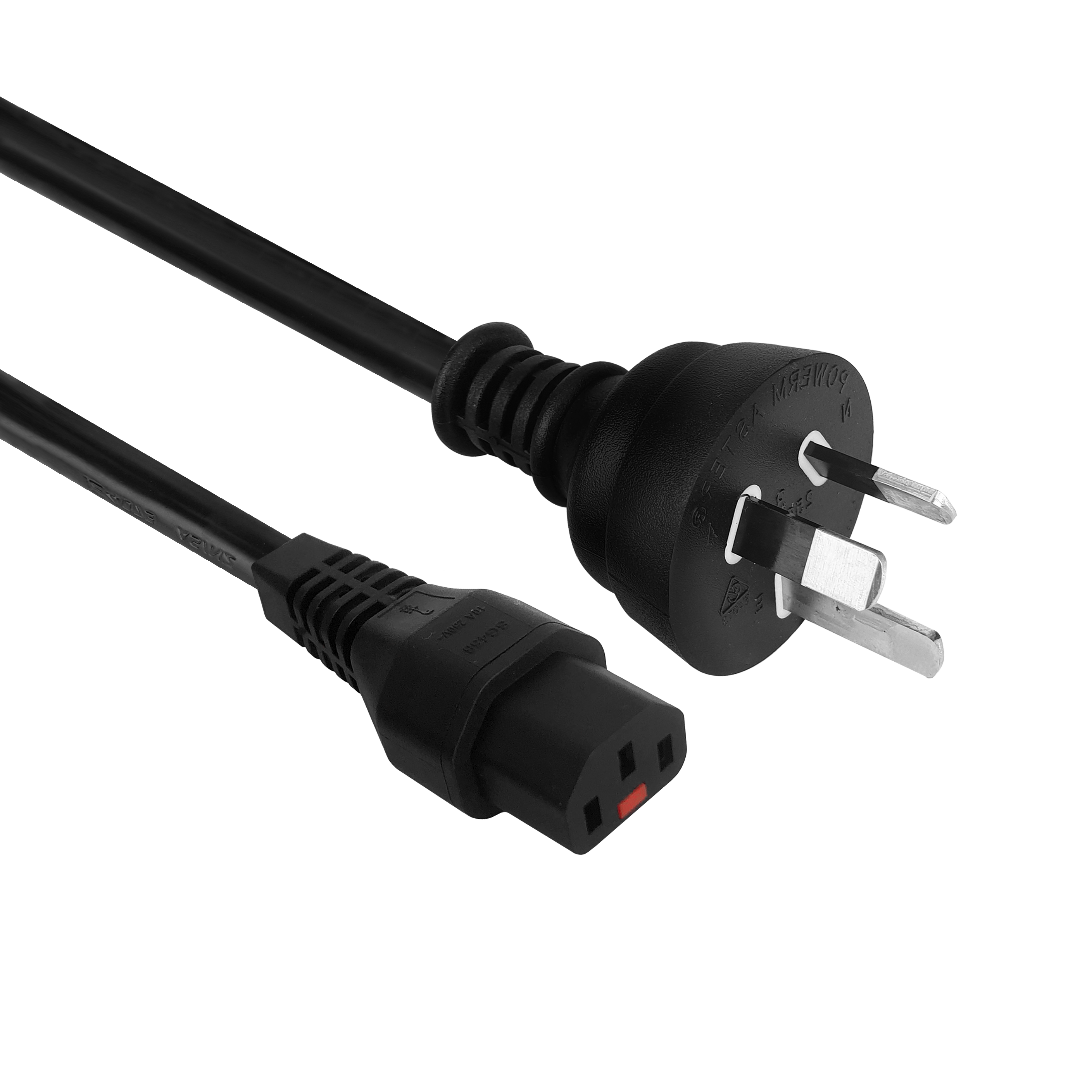 Buy IECC13 2m Lockable Power Cord in Black Access Communications