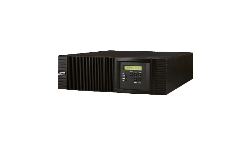 Front view of the Vanguard II VRT-2000L long-run UPS head unit, the core component for an extended runtime power system.