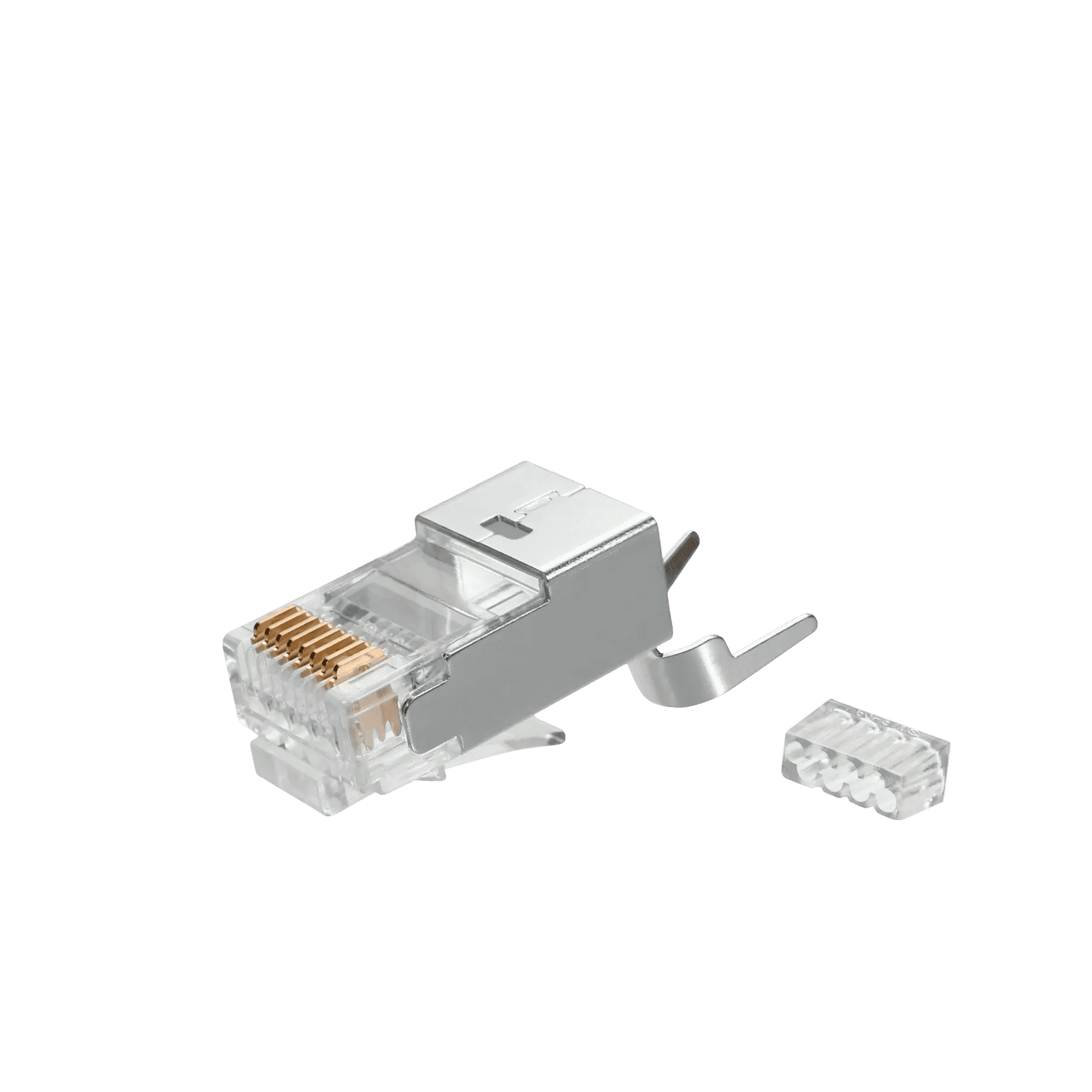 An open view of the two different types of load bars included with the Quick-Term plugs.