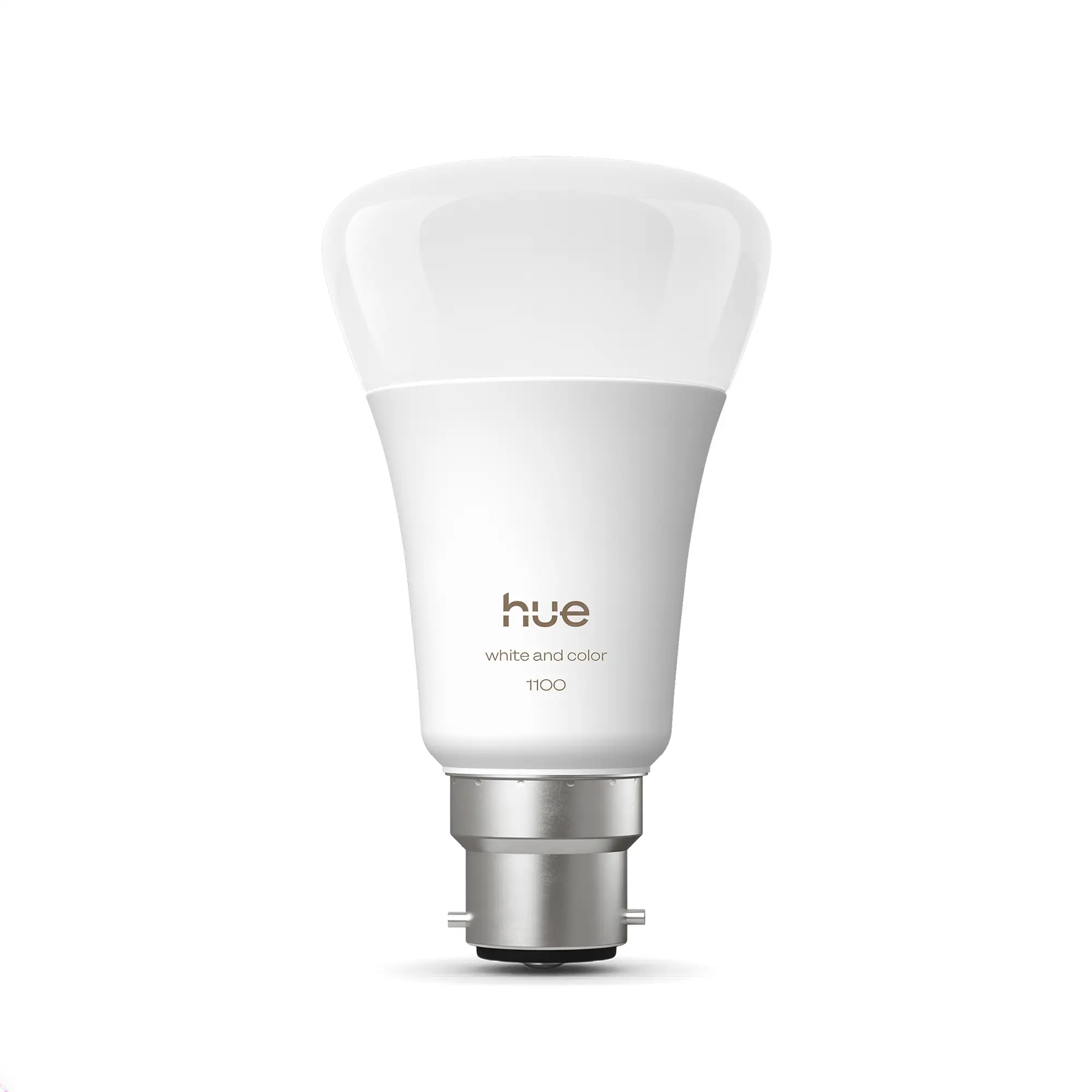 Philips Hue White and Colour Ambiance 1100 B22 bulb, ready for any room
