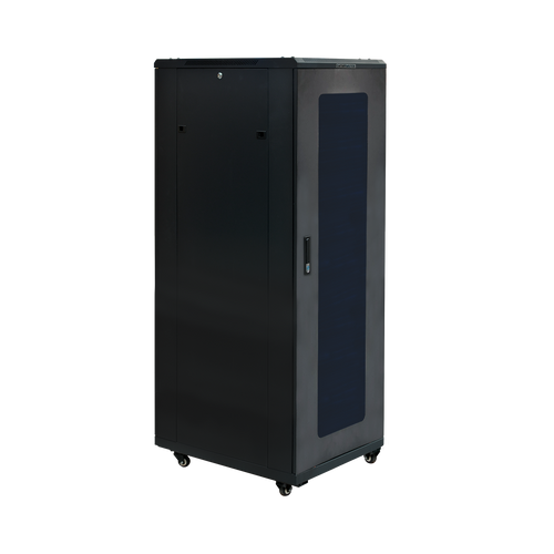 Side view of the 42RU freestanding server cabinet