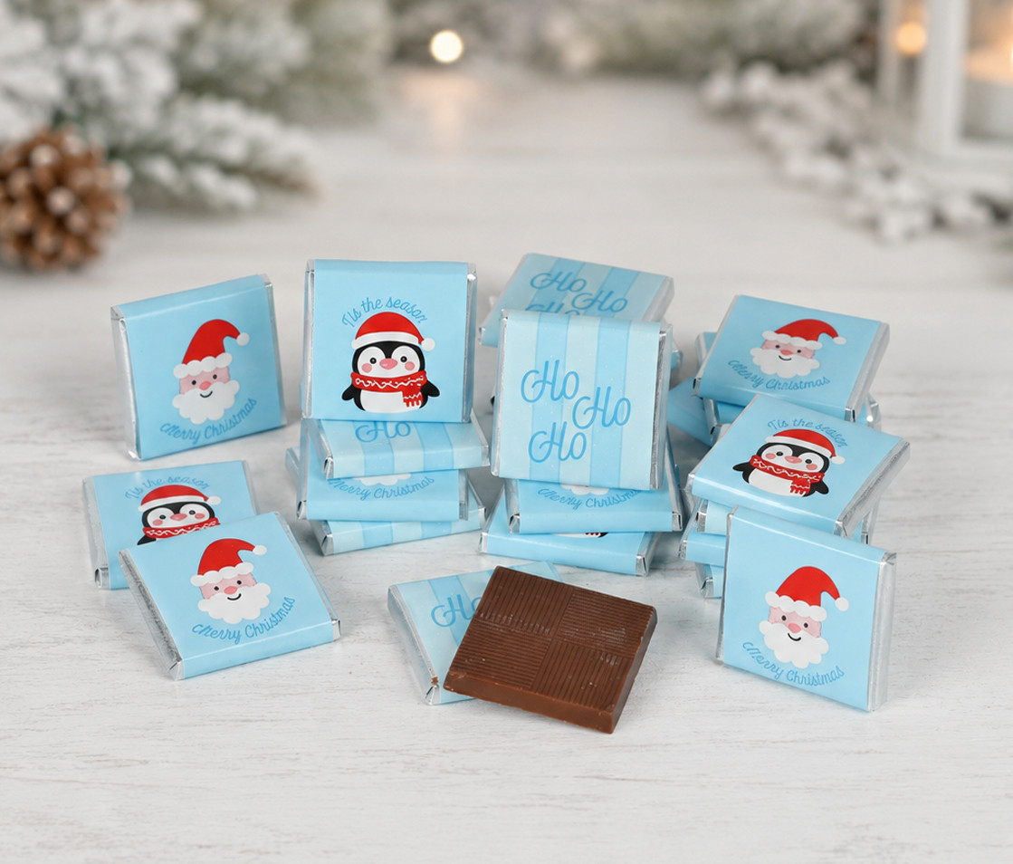 8064 bulk bag of Christmas Milk Chocolate Neapolitans - Perfect For Table Decorations