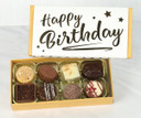 Birthday chocolate box with Gold Wrapper