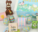 Easter Goodie Box. 15 Chocolate Treats for Easter Egg Hunts, Prizes & Fun