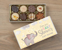 Personalised 8 Luxury Chocolate Box - Baby Shower yellow wrapper
