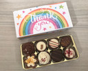 Thank You Rainbow design in a Luxury Chocolate Gift Box