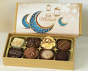 Box of 8 Luxury Belgian Chocolates to celebrate Eid - cream wrapper 587