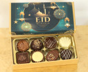 Box of 8 Luxury Belgian Chocolates to celebrate Eid - green wrapper